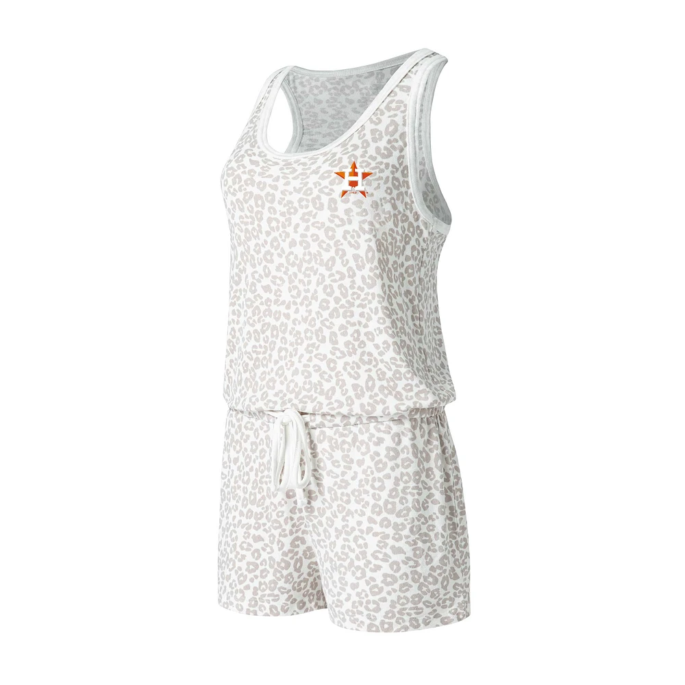 Women's Concepts Sport Cream Houston Astros Montana Hacci Knit Romper