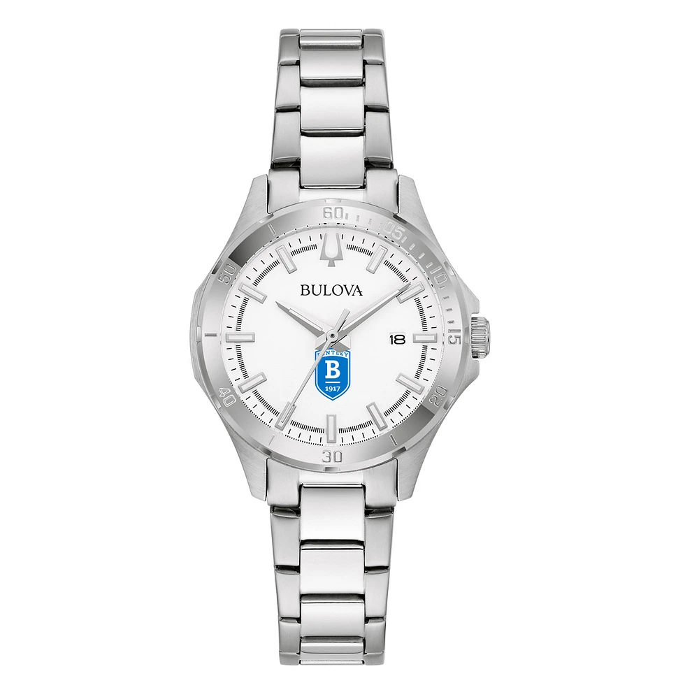 Women's Bulova Silver Bentley Falcons Stainless Steel Classic Sport Watch