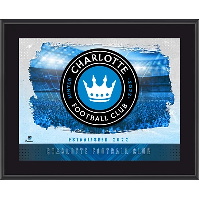 Charlotte FC 10.5" x 13" Sublimated Horizontal Team Logo Plaque
