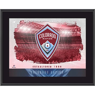 Colorado Rapids 10.5" x 13" Sublimated Horizontal Team Logo Plaque