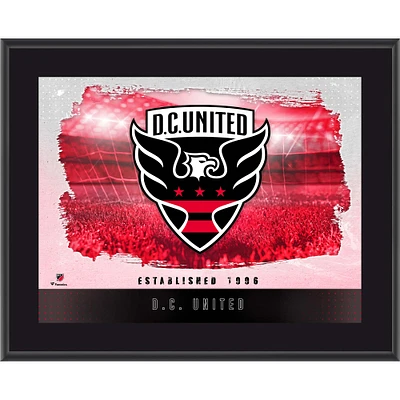 D.C. United 10.5" x 13" Sublimated Horizontal Team Logo Plaque