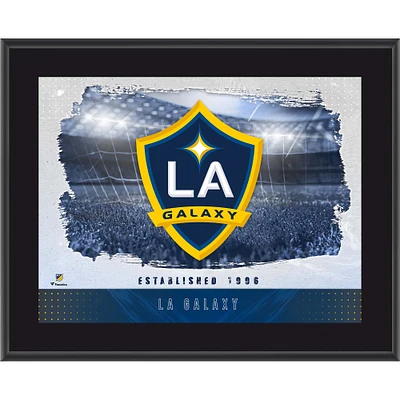 LA Galaxy 10.5" x 13" Sublimated Horizontal Team Logo Plaque