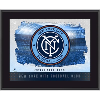 New York City FC 10.5" x 13" Sublimated Horizontal Team Logo Plaque