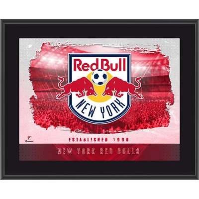 New York Red Bulls 10.5" x 13" Sublimated Horizontal Team Logo Plaque