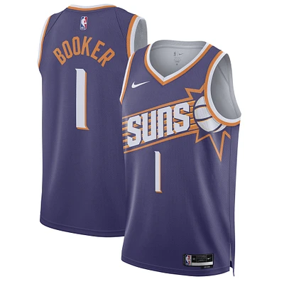 Unisex Nike Devin Booker Purple Phoenix Suns Swingman Jersey