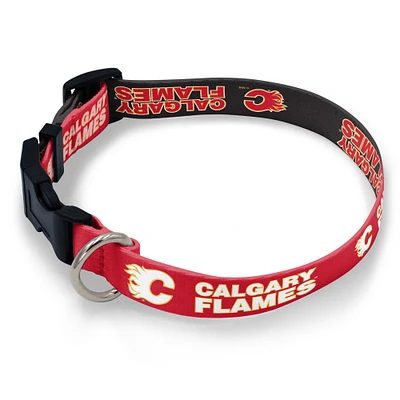 WinCraft Calgary Flames Adjustable Pet Collar