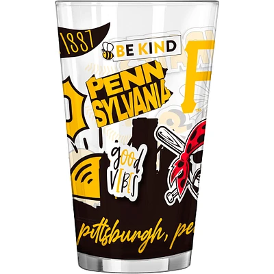 Pittsburgh Pirates 16oz. Native Pint Glass