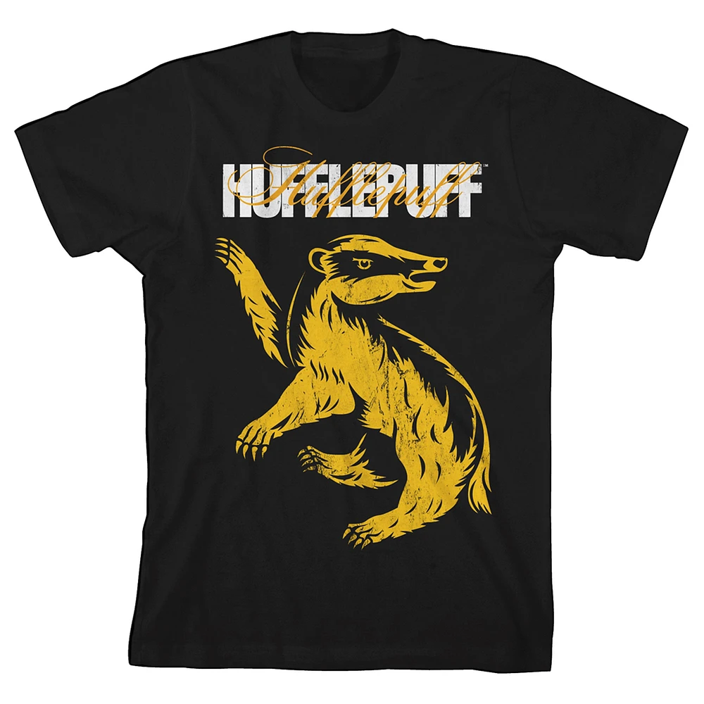 Youth BIOWORLD Black Harry Potter Hufflepuff T-Shirt