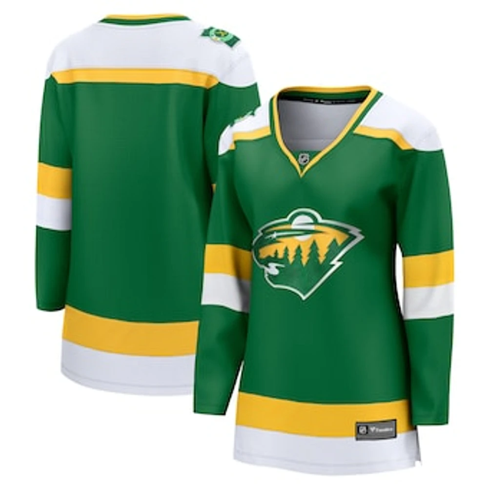 Women's Fanatics  Green Minnesota Wild Alternate Premier Breakaway Jersey