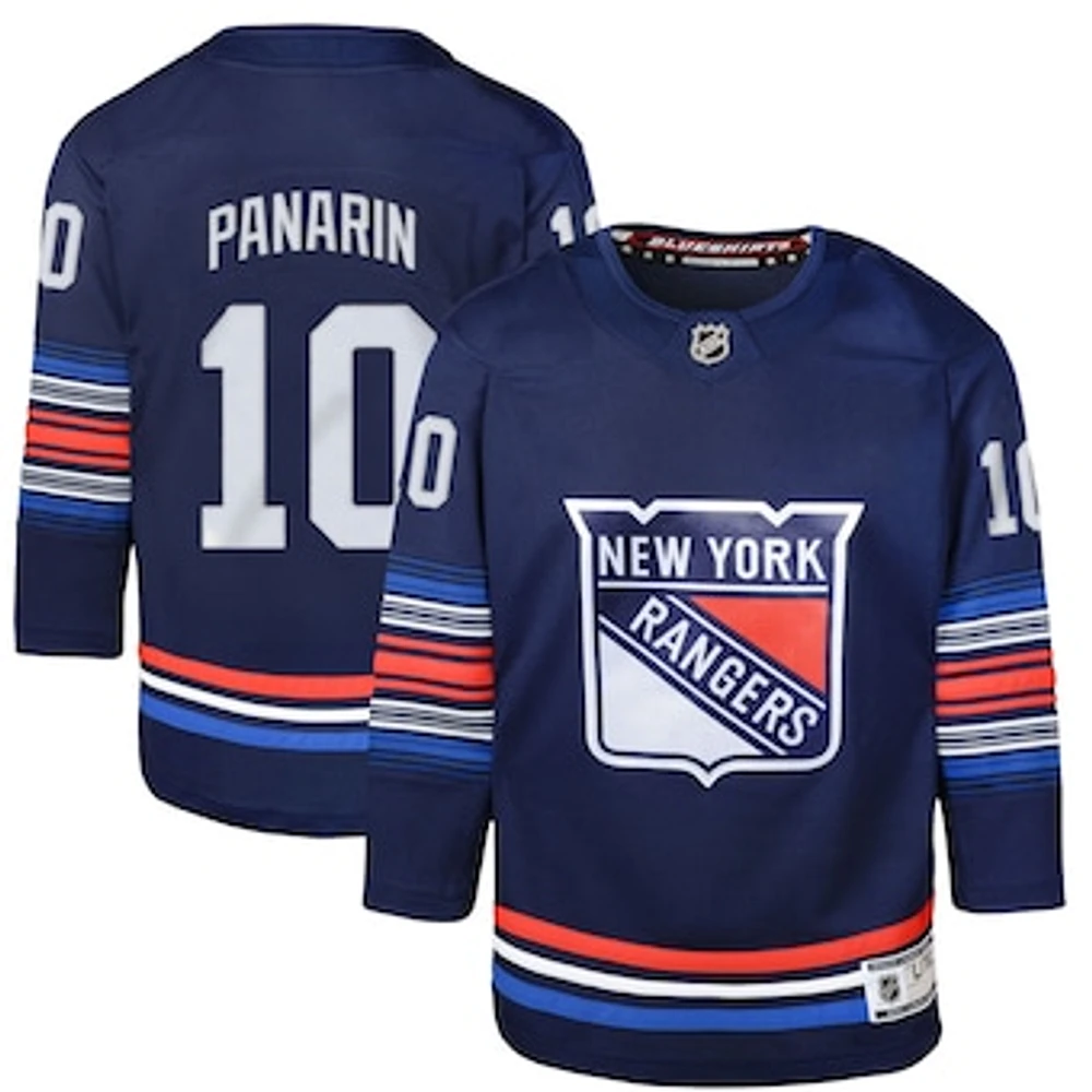 Youth Artemi Panarin Navy New York Rangers Alternate Premier Player Jersey