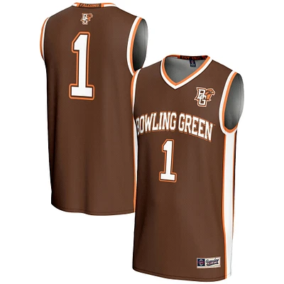 Male GameDay Greats #1 Brown Bowling Green St. Falcons Lightweight Basketball Jersey