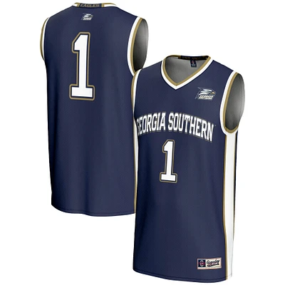 Male GameDay Greats #1 Blue Georgia Southern Eagles Lightweight Basketball Jersey