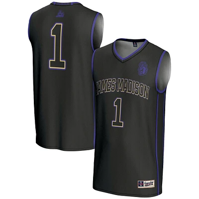 Male GameDay Greats #1 James Madison Dukes Lightweight Basketball Jersey