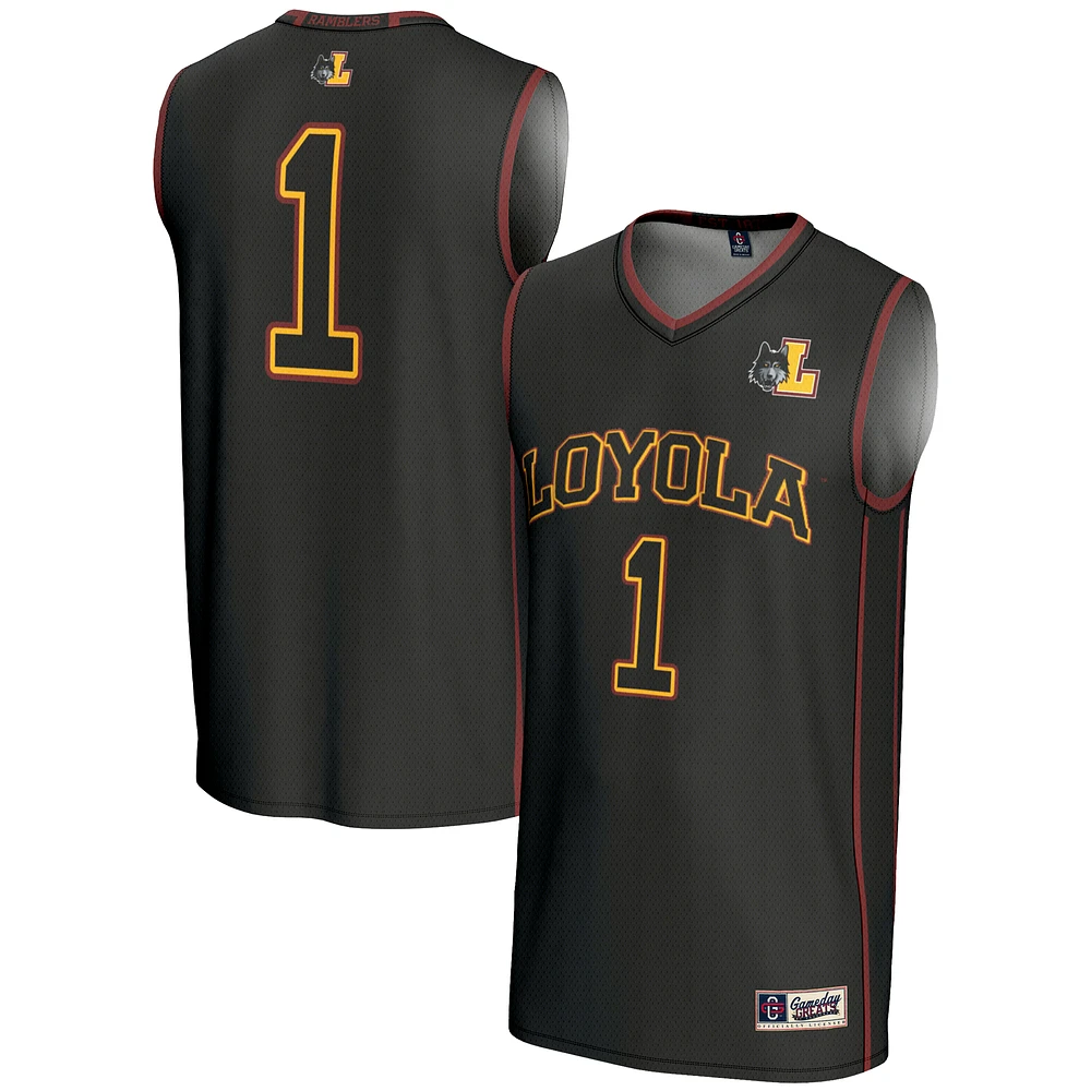 Male GameDay Greats #1 Loyola Chicago Ramblers Lightweight Basketball Jersey