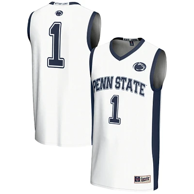 Male GameDay Greats #1 White Penn State Nittany Lions Lightweight Basketball Jersey