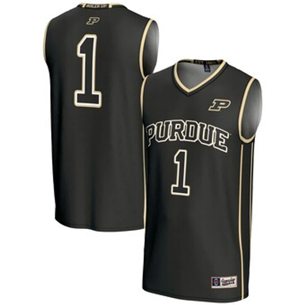 Male GameDay Greats #1 Black Purdue Boilermakers Lightweight Basketball Jersey