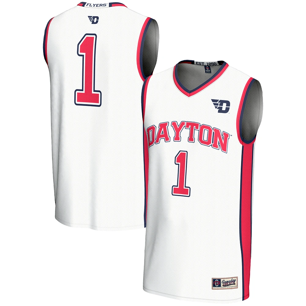 Youth GameDay Greats #1 Dayton Flyers Lightweight Basketball Jersey