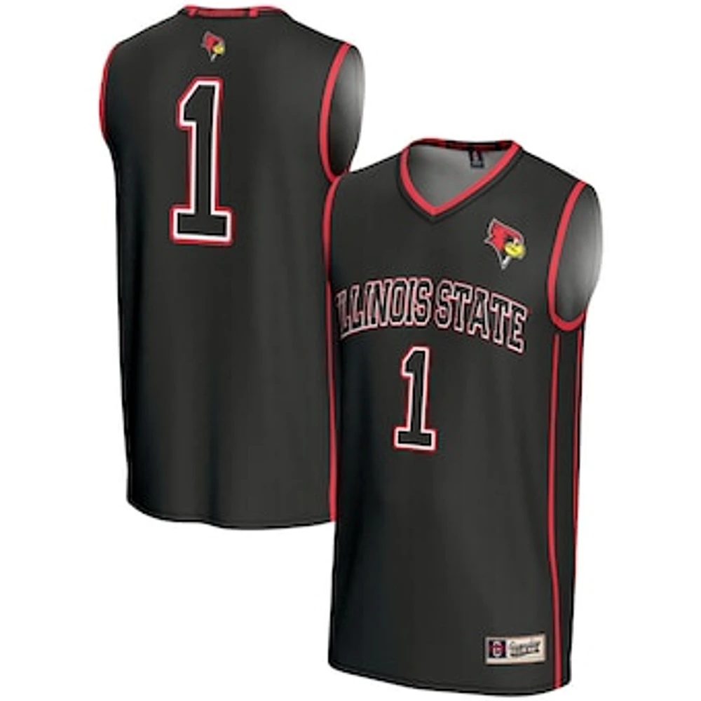 Youth GameDay Greats Black #1 Illinois State Redbirds Lightweight Basketball Jersey