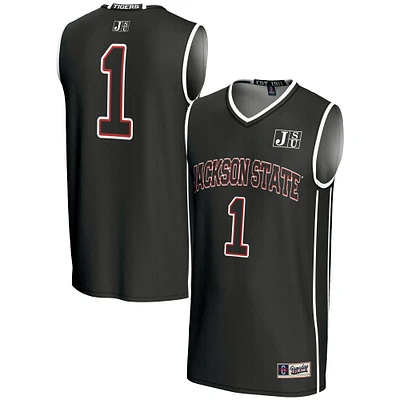 Youth GameDay Greats Black #1 Jackson State Tigers Lightweight Basketball Jersey