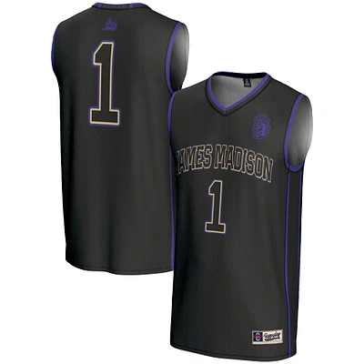 Youth GameDay Greats #1 James Madison Dukes Lightweight Basketball Jersey