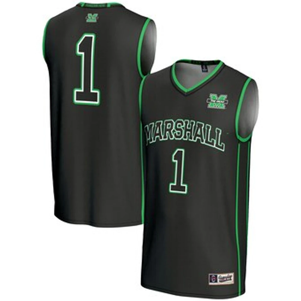 Youth GameDay Greats Black #1 Marshall Thundering Herd Lightweight Basketball Jersey