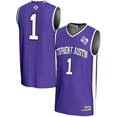 Youth GameDay Greats Purple #1 Stephen F Austin Lumberjacks Lightweight Basketball Jersey