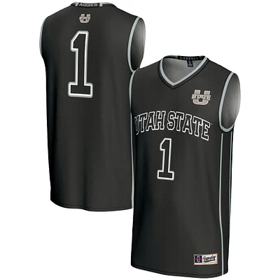 Youth GameDay Greats Black #1 Utah State Aggies Lightweight Basketball Jersey