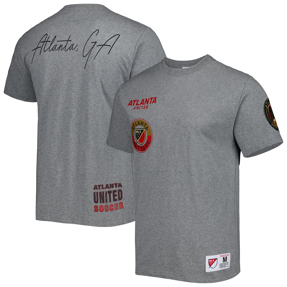 Men Mitchell & Ness Gray Atlanta United FC City Tee