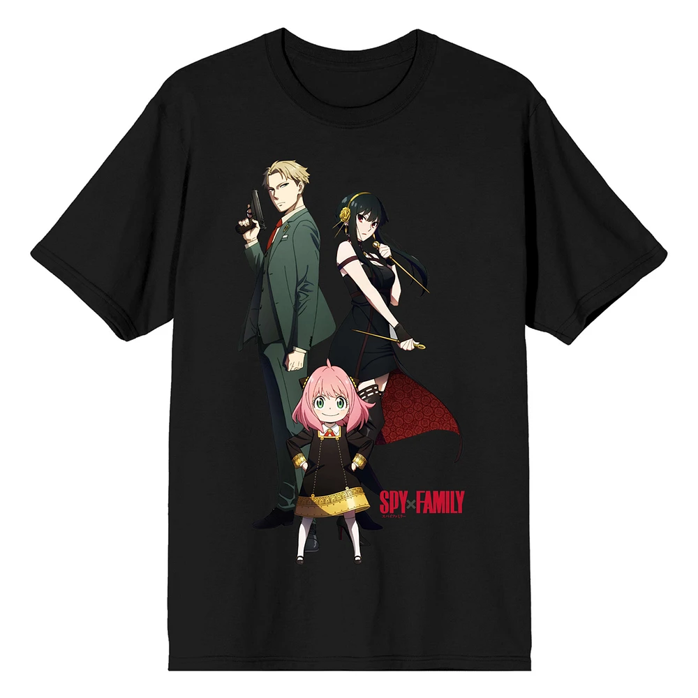 Men's Black Spy x Family T-Shirt