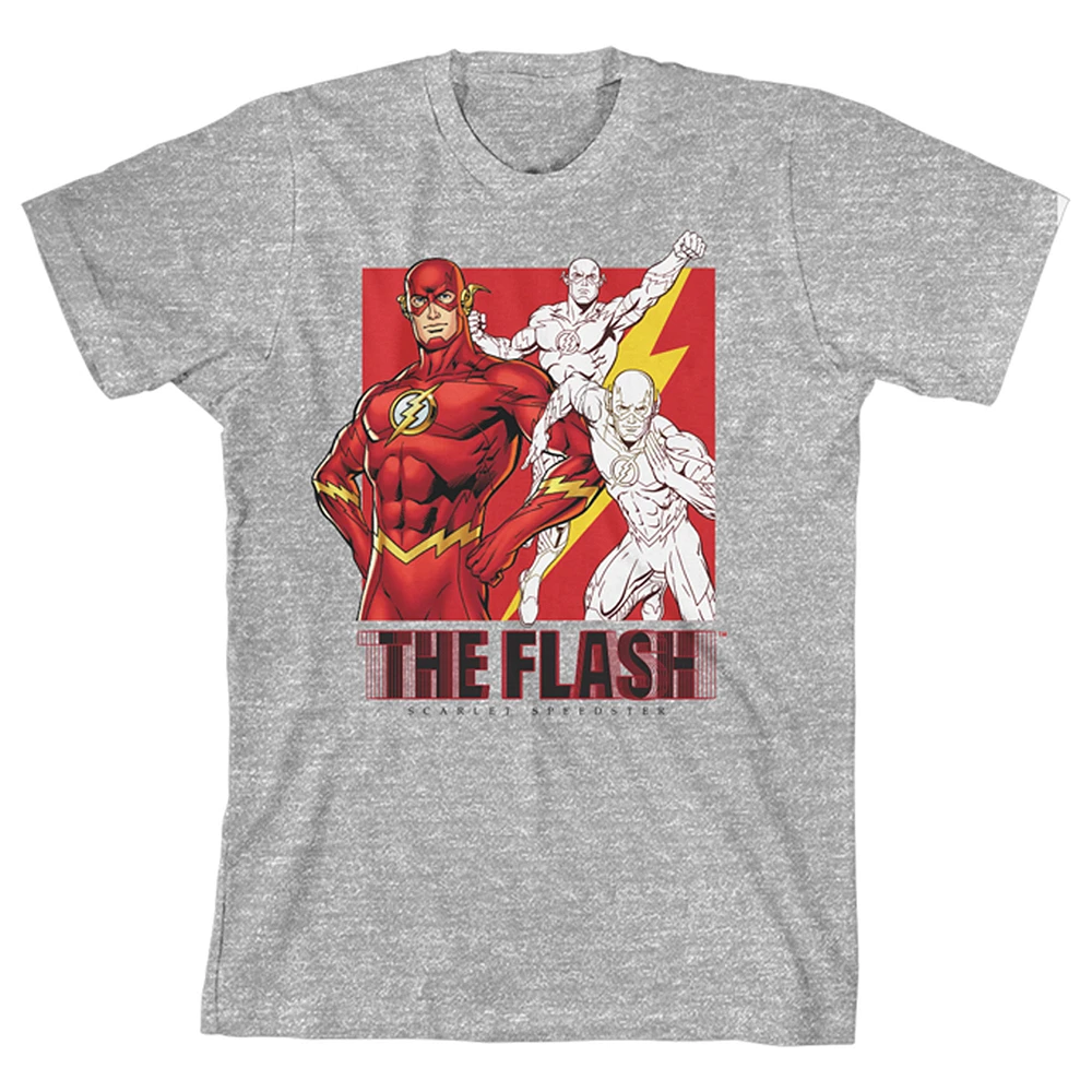 Men's BIOWORLD Heather Gray Flash T-Shirt