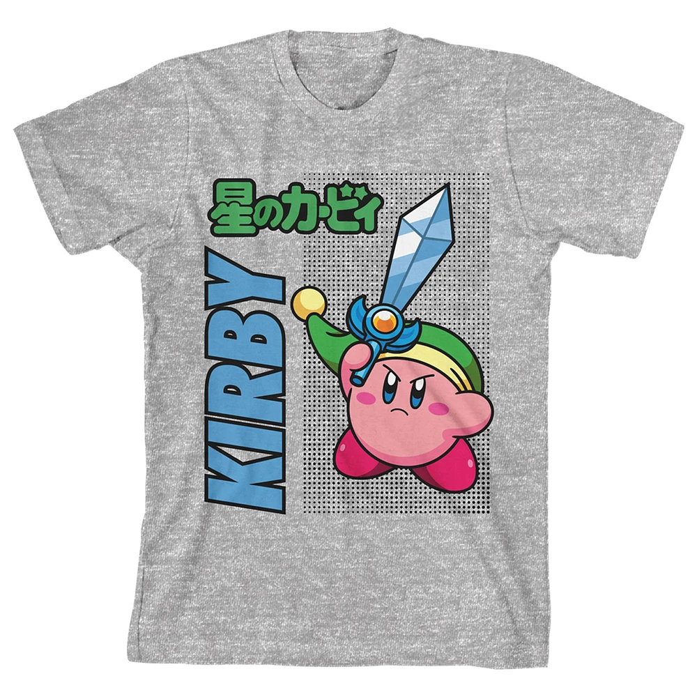 Youth BIOWORLD Heather Gray Kirby T-Shirt