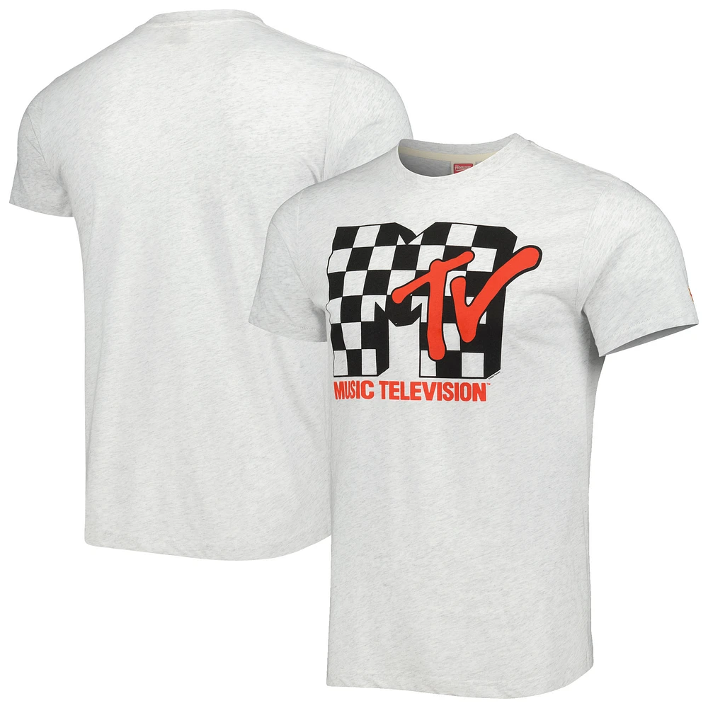 Unisex Homage Ash MTV Tri-Blend T-Shirt