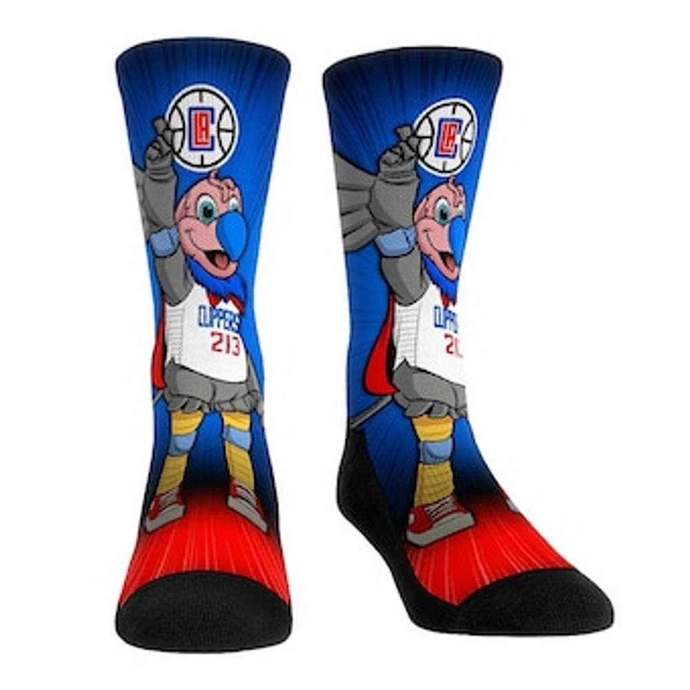 Rock Em Socks LA Clippers Mascot Pump Up Crew Socks