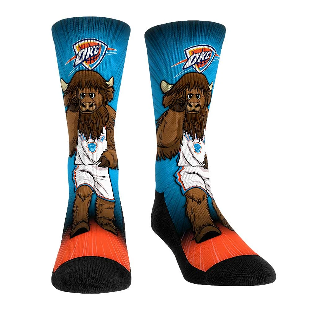 Rock Em Socks Oklahoma City Thunder Mascot Pump Up Crew