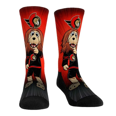 Rock Em Socks Ottawa Senators Mascot Pump Up Crew Socks