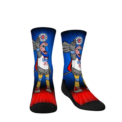 Youth Rock Em Socks LA Clippers Mascot Pump Up Crew Socks