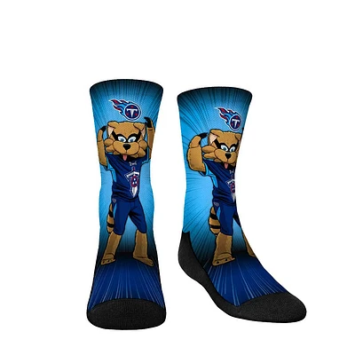 Youth Rock Em Socks Tennessee Titans Mascot Pump Up Crew Socks