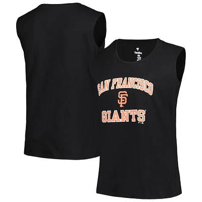 Women's Profile Black San Francisco Giants Plus Tank Top