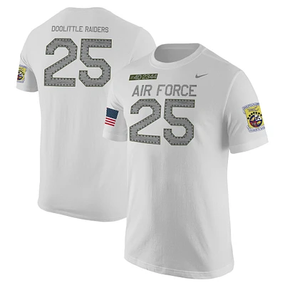 Men's Nike White Air Force Falcons Rivalry Replica Jersey T-Shirt