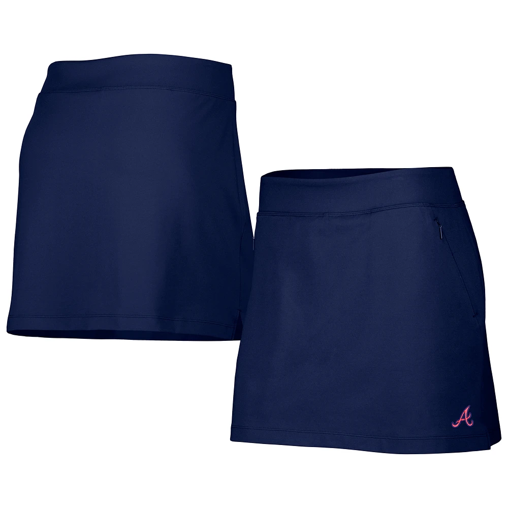 Women's Tommy Bahama Navy Atlanta Braves Aubrey IslandZone Skort