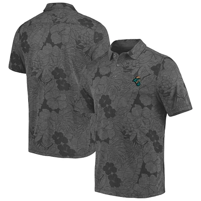 Men's Tommy Bahama Charcoal Coastal Carolina Chanticleers Miramar Blooms Polo