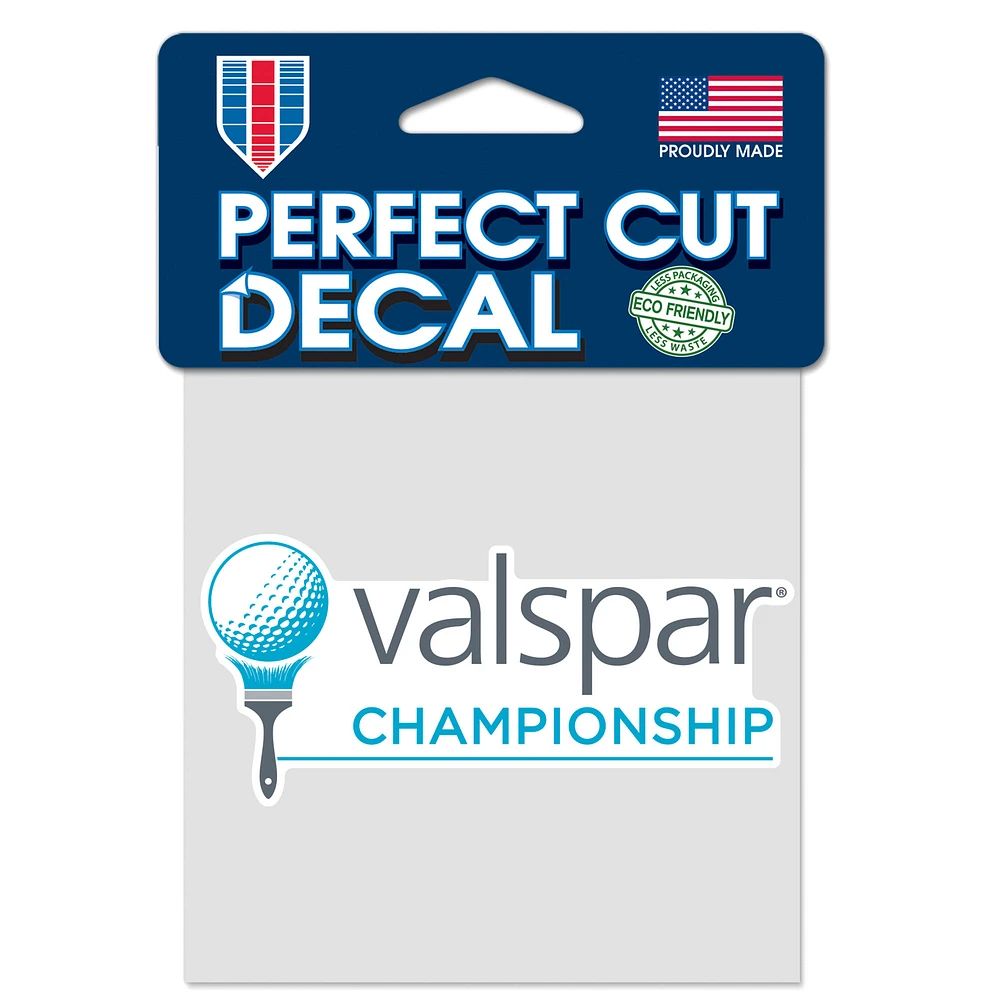 WinCraft Valspar Championship 4'' x 4'' Perfect Cut Decal