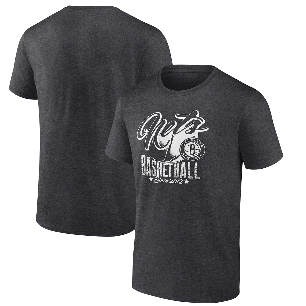 Men's Charcoal Brooklyn Nets Winner T-Shirt