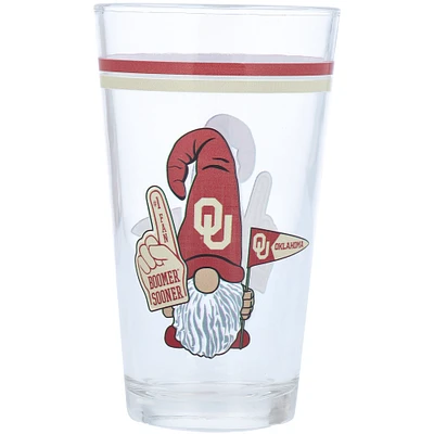 Oklahoma Sooners 16oz. Gnome Pint Glass
