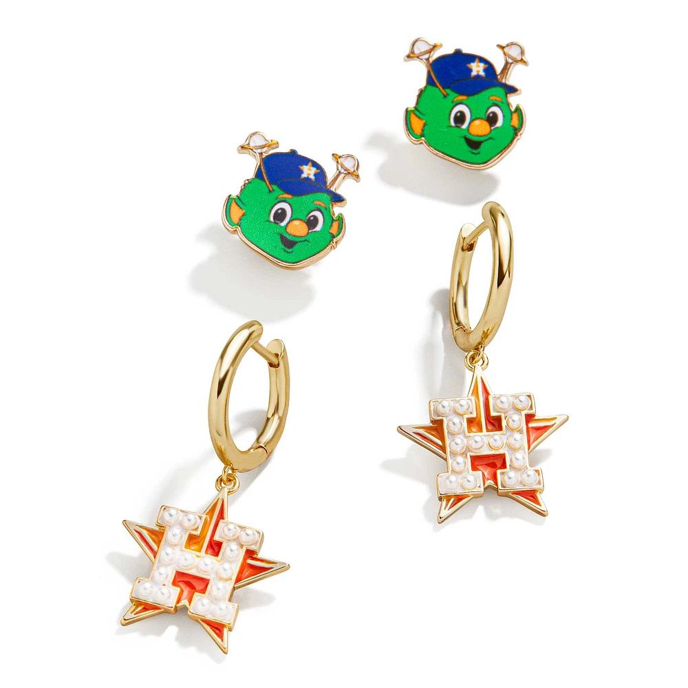 Women's BaubleBar Houston Astros Team Earrings Set