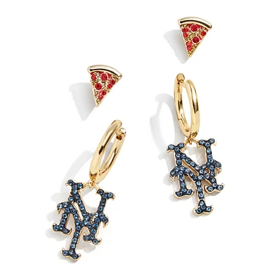 Women's BaubleBar New York Mets Team Earrings Set
