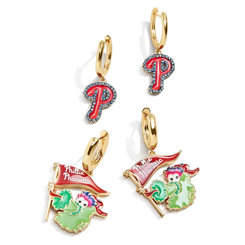Women's BaubleBar Philadelphia Phillies Team Earrings Set