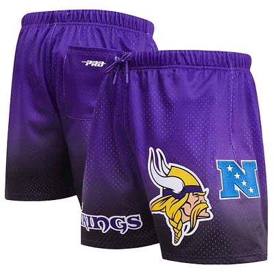 Men's Pro Standard Black/Purple Minnesota Vikings Ombre Mesh Shorts