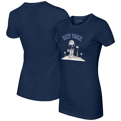 Women's Tiny Turnip Navy New York Yankees Astronaut T-Shirt