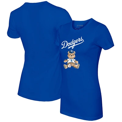Women's Tiny Turnip Royal Los Angeles Dodgers Teddy Boy T-Shirt